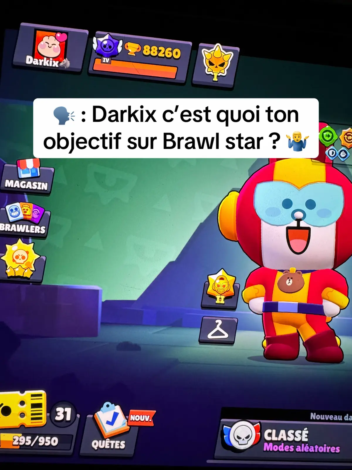 Go venir sur le live 🫶🏼 #pourtoi #prime #brawlstar #darkixboss #fyp 