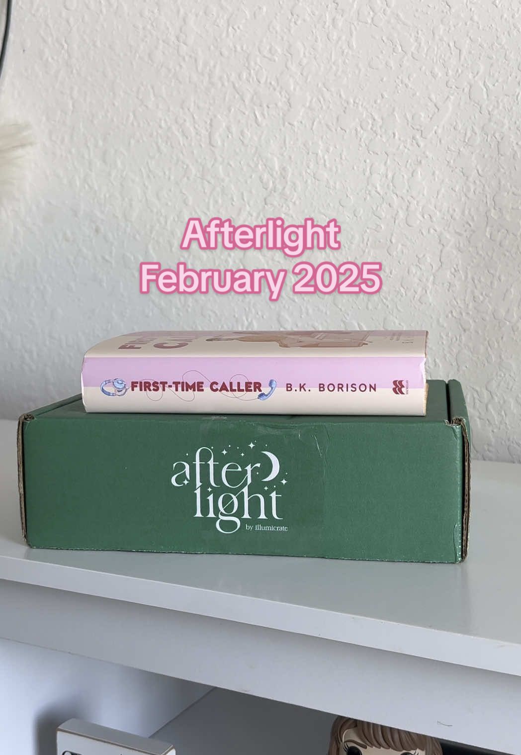 I was SO excited when I saw that @Afterlight Books February book was First Time Caller! I’m OBSESSED with the design, it’s so beautiful!! Can’t wait to display it on my shelf! 🩷 #afterlight #illumicratebooks #afterlightbooks #bookunboxing #BookTok #monthlysubscription #romancebooks #specialeditionbooks #fyp #foryoupage 