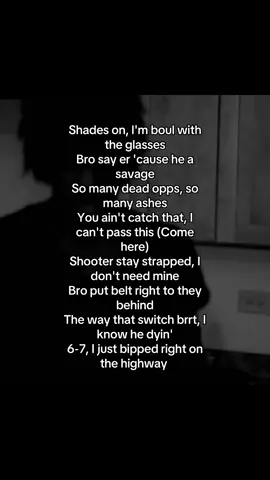 six seven #viral #vibes #lyrics #fyp #song 