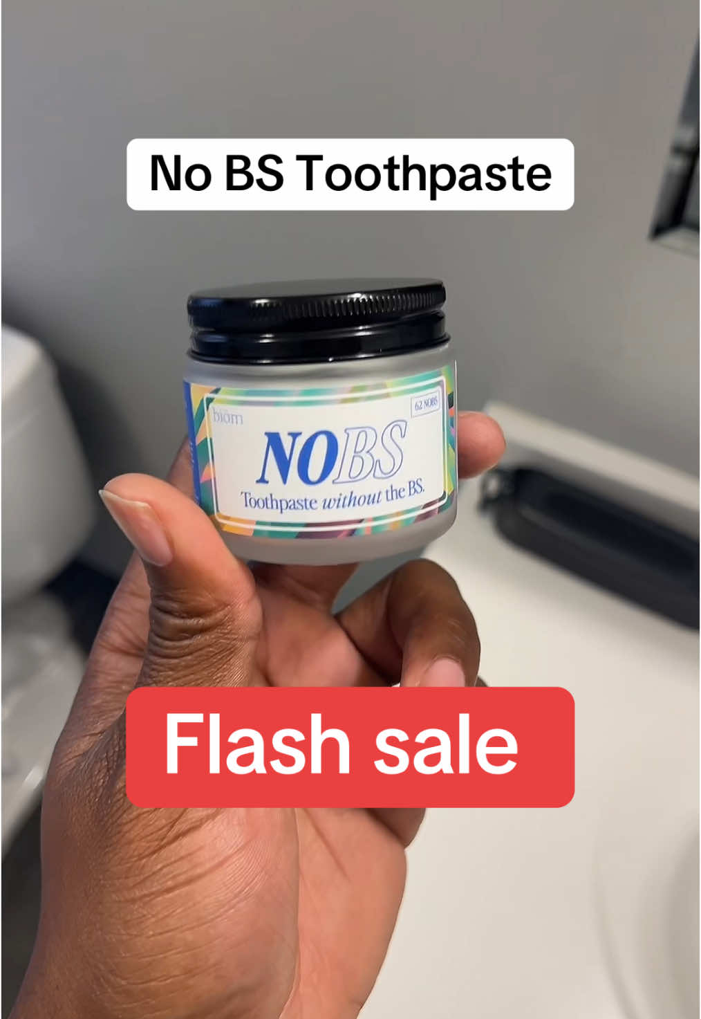 Flash sale on the No Bs toothpaste.  . . .#freeshipping #freereturns #nobs 