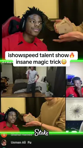 ishowspeed talent show🔥 insane magic trick😳 #Fyp #ishowspeed #speed #speedclips #ishowspeedclips #lsf #viral #yt 