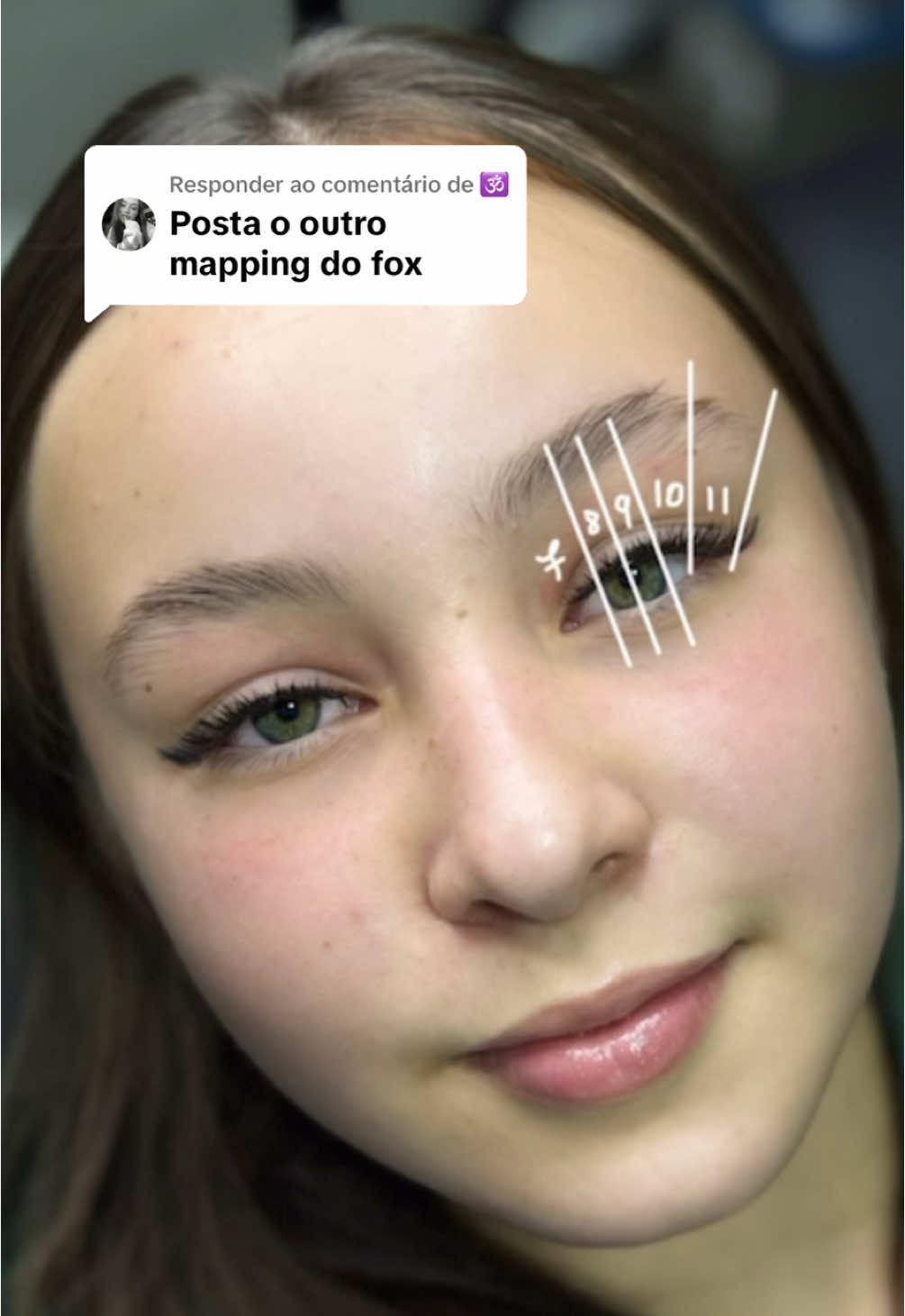 Respondendo a @🕉️  mapping do 7 ao 11 no fox eyes #fy #pravc #lashdesigner #cilios #lash #foxeyes #studiodebeleza #dica 