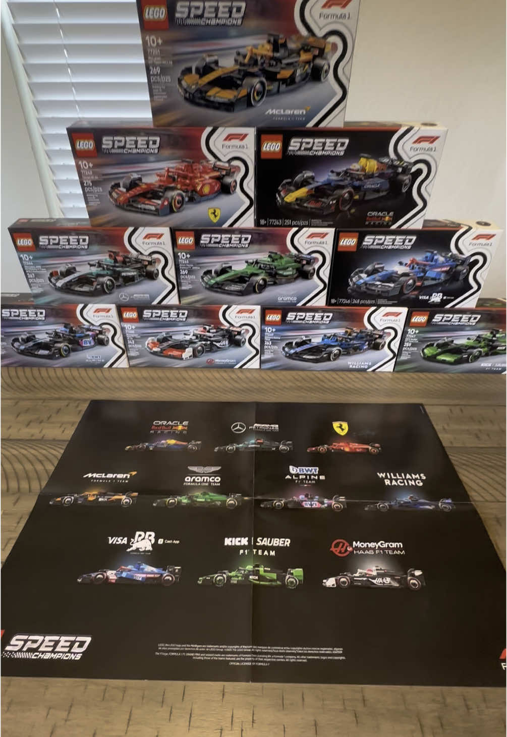 Anyone else buy the Amazon bundle f1 speed champions set?? It wasn’t even cheaper than buying them individually #😩 @Formula 1 @LEGO #speedchampions #lego #f1 