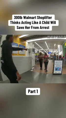 300lb Walmart Shoplifter Thinks Acting Like A Child Will Save Her From Arrest Part 1 #cops #copsoftiktok #copsontiktok #copstiktok #police #policeoftiktok #policeofficer 