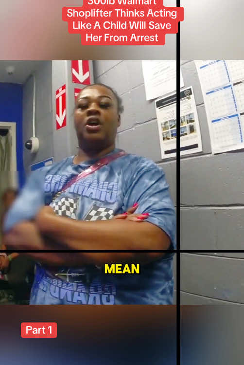 300lb Walmart Shoplifter Thinks Acting Like A Child Will Save Her From Arrest #cops #police #policeofficer #bodycam #crime #truecrime #truestory #foryou 
