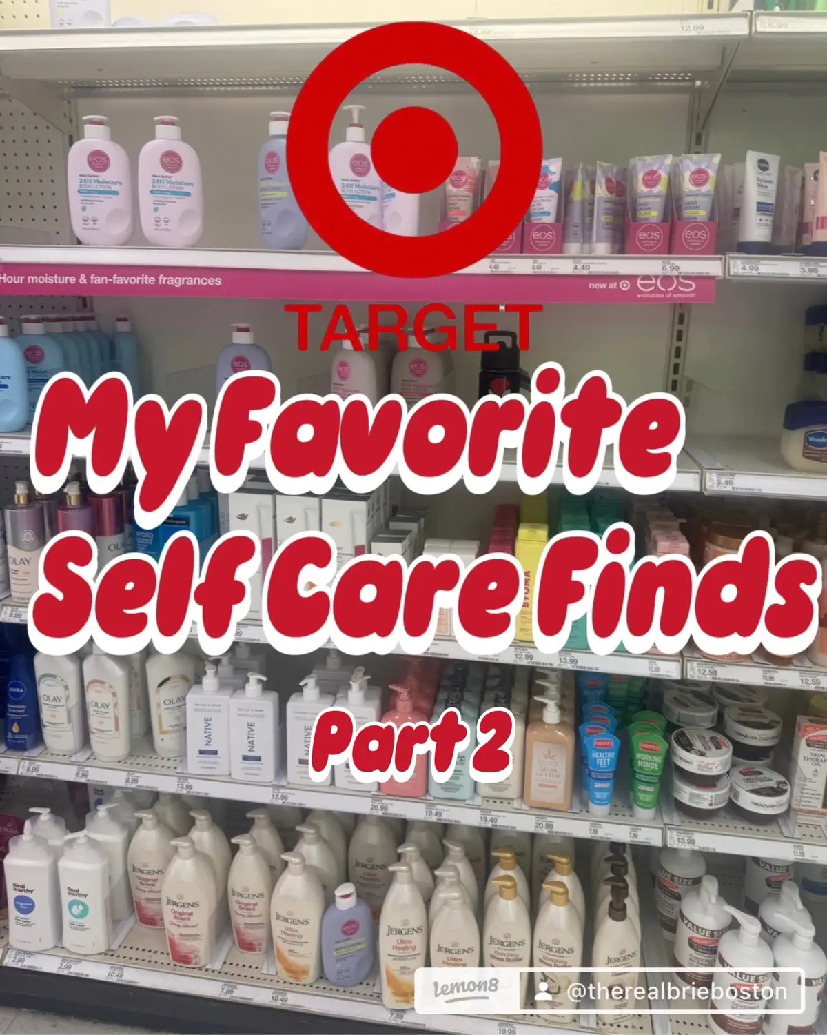 Here is part 2 of my favorite self care finds from target! Let me know what your fave self care finds are! #​targetselfcare #​targetselfcarehaul #​targetbodycare #​targettherapy#Lemon8 