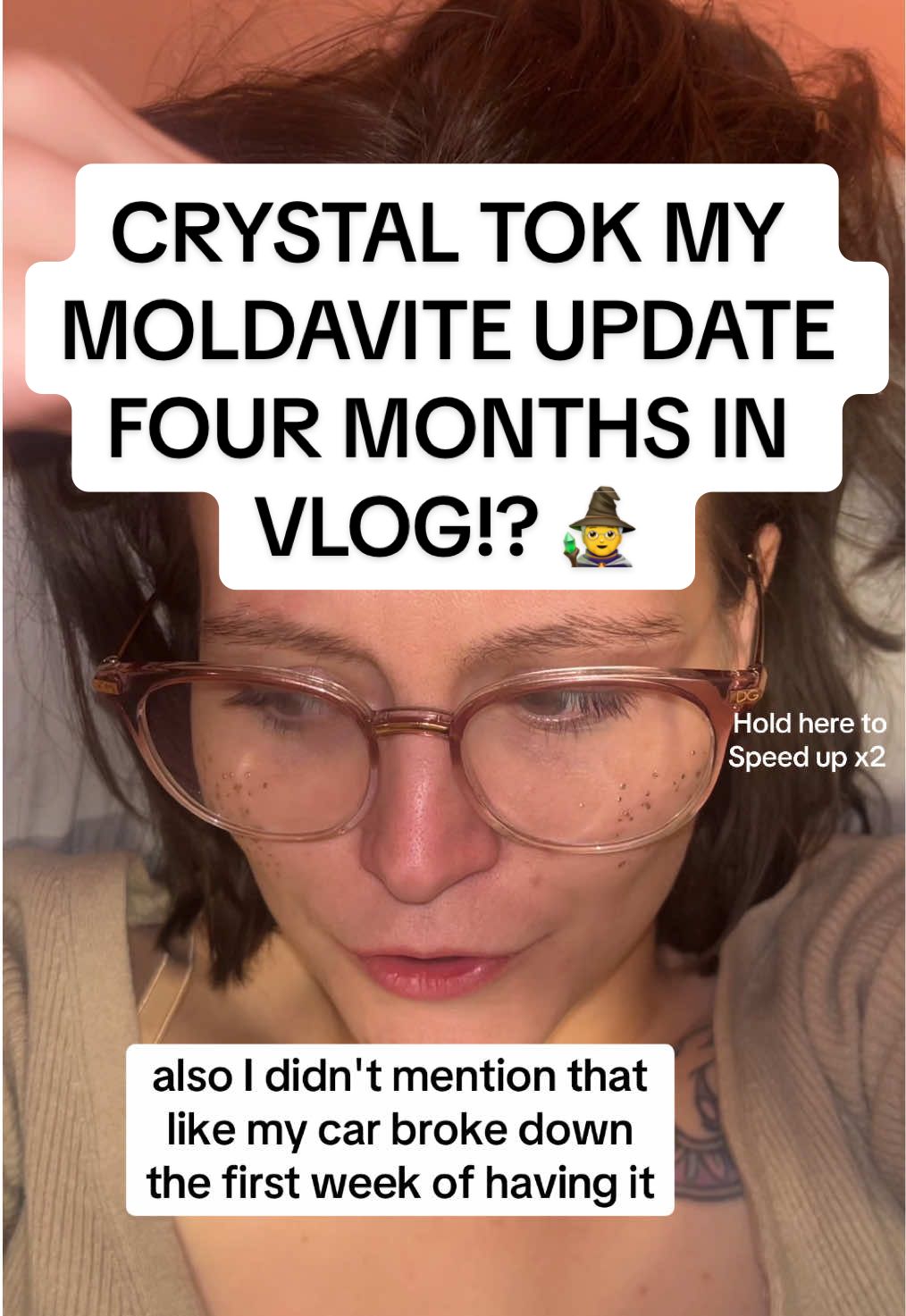 Moldavite Update anyone??? 🧙More like a #storytime on what the heck my life has been like these past four months. Manifesting my dreams ✨⭐️ #moldavite #crystaltok #spiritualtiktok #universe #delulu 