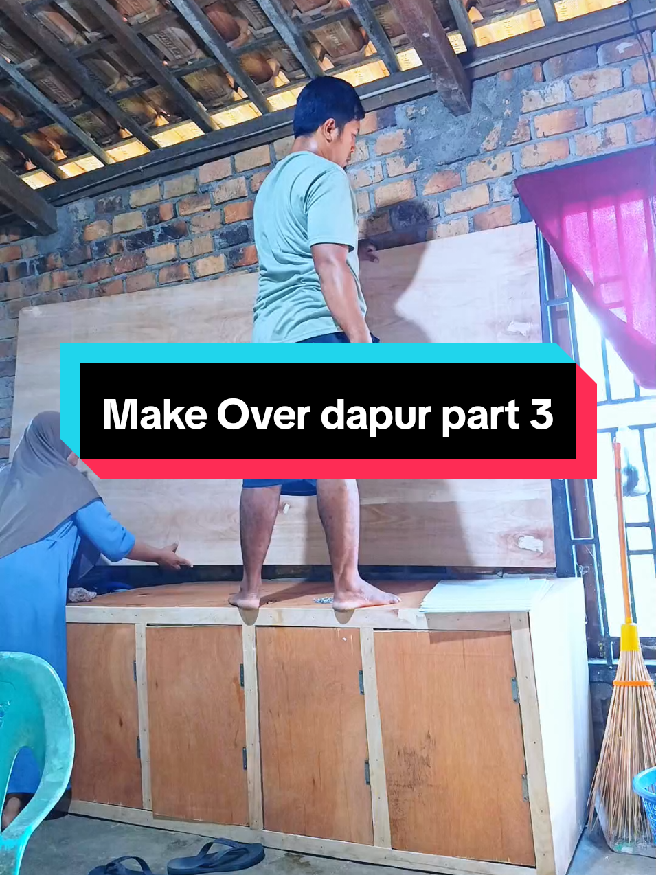 Make over dapur part 3 #makeoverdapur #makeover #dapursegaris #dapursederhana #dapursederhana #dapurminimalis #fyp #konten #ori 