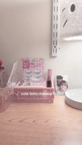 cute temu beauty products ! sorry that it’s been a while since I’ve posted ~ :’< #creatorsearchinsights #beauty #dupes #korean #pink #makeup #cute #influencer #viral_video #kawaii #lashes #heart #cutebear #lipstain #lipgloss #blush #glitter #glittermakeup #hellokitty #cart #fyp #viarl #temu #temuhaul @Temu #temufinds #temumakeup #temumakeuphaul #temumusthaves 