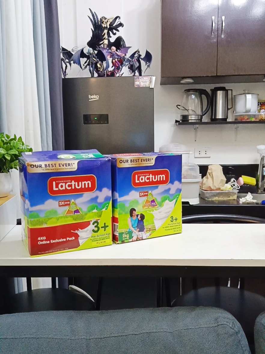 Lactum 3+ plain milk 4kg, ang mura lang dito sa tiktok #lactum3 #lactum #lactummilk #milkforkids #bestmilk 