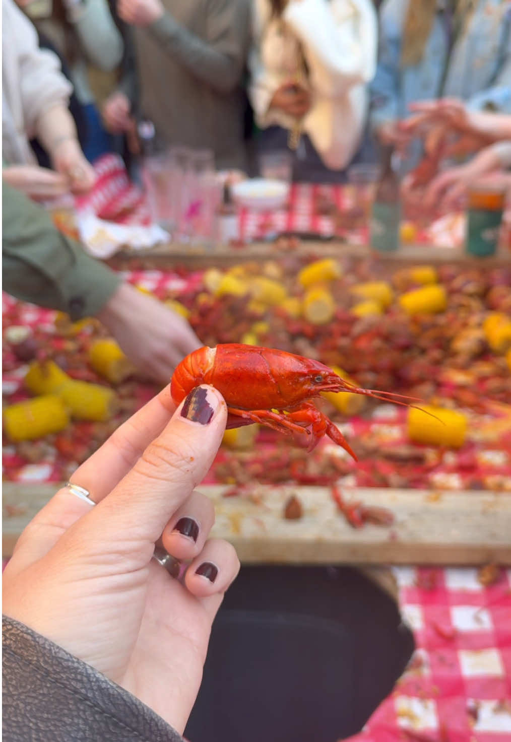 This was such a blast, we’ll definitely be back next year!! 🦐 #charleston #mardigras #crawfishboil #charlestonsummer #charlestonactivities #yessidothecookingg 