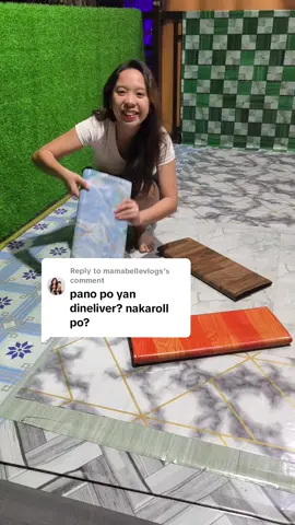 Replying to @mamabellevlogs  FLOOR MAT RUBBERIZED ❤️ #linoleumflooring #floormat #rubberizedfloormat #mat #carpet #floortilesdesign #vinyltiles 