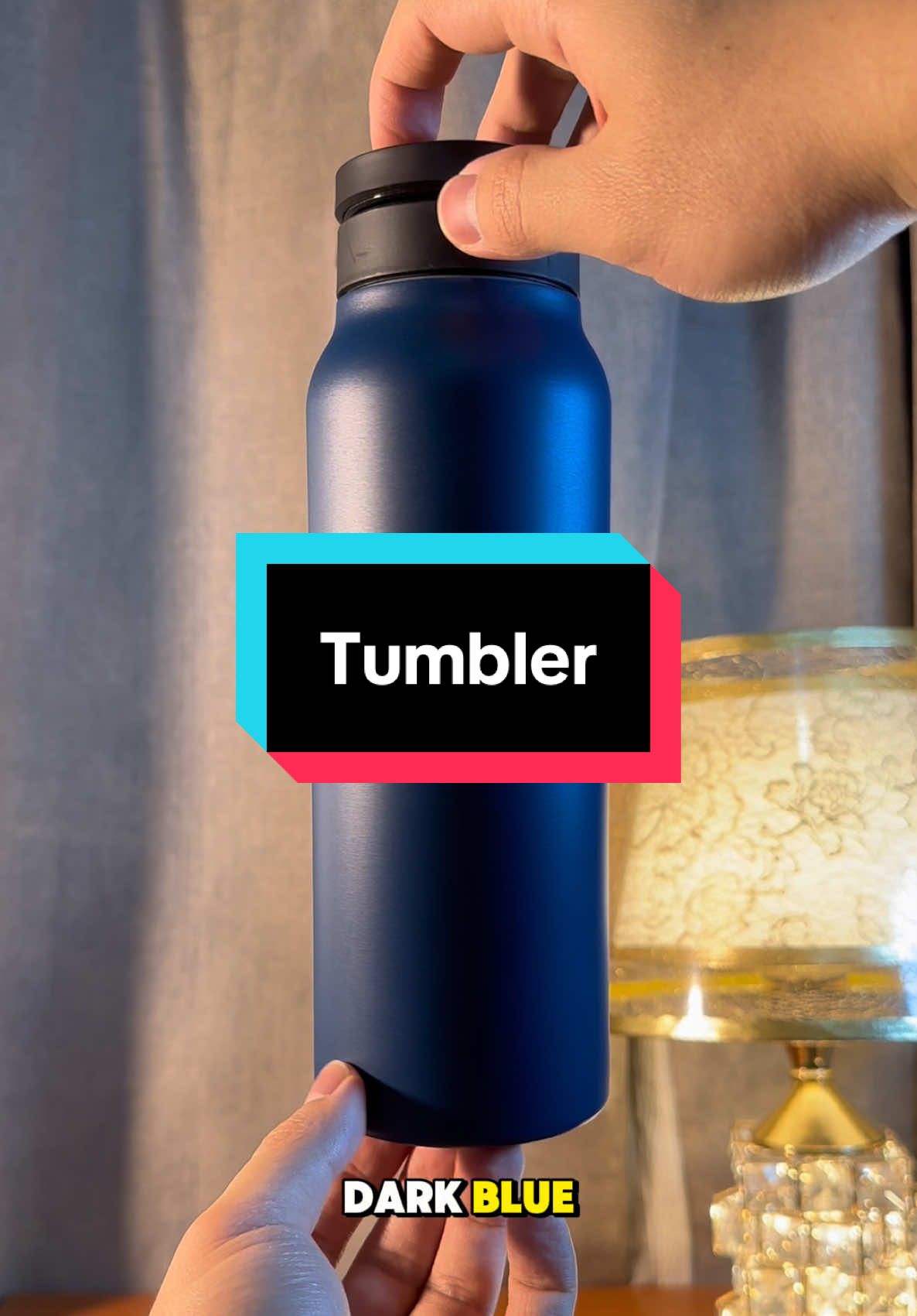 Tumbler with phone holder. Can see movie with this tumbler. #tumbler #bottle #bottletumbler #botol #botolair 