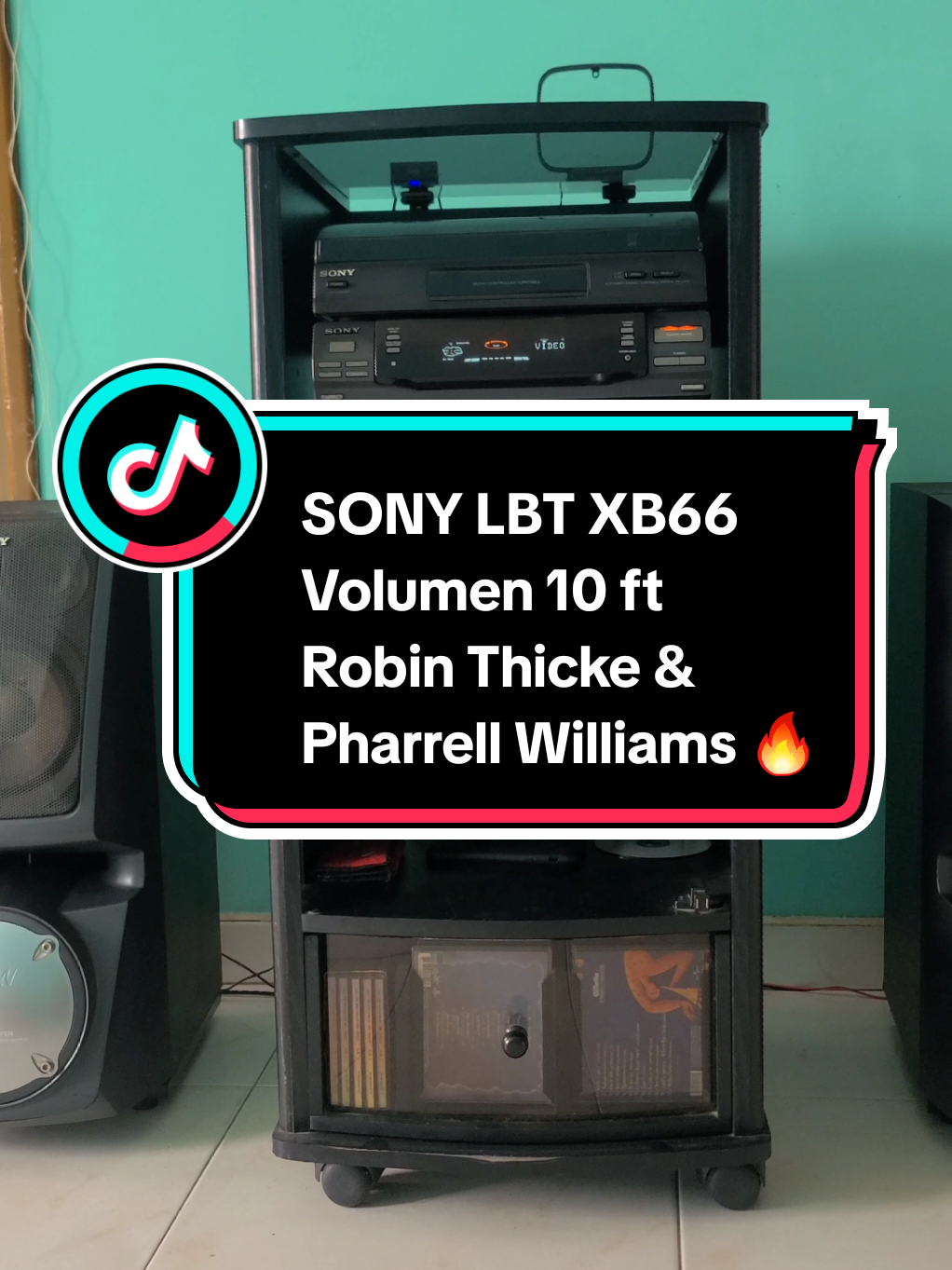 SONY LBT XB66 Volumen 10 ft Robin Thicke & Pharrell Williams  #Sony #Audio #SonyLBTXB66 #Bass #BassTest #SonyVintage #BassSony #SoundTest #Estéreo #Stereo #Parati #fyp #Calssics #Legendary #Legendario #BlurredLines #pharrellwilliams #robinthicke 