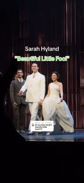 Replying to @✨Max✨  #sarahhyland #bwaygatsby #thegreatgatsby 