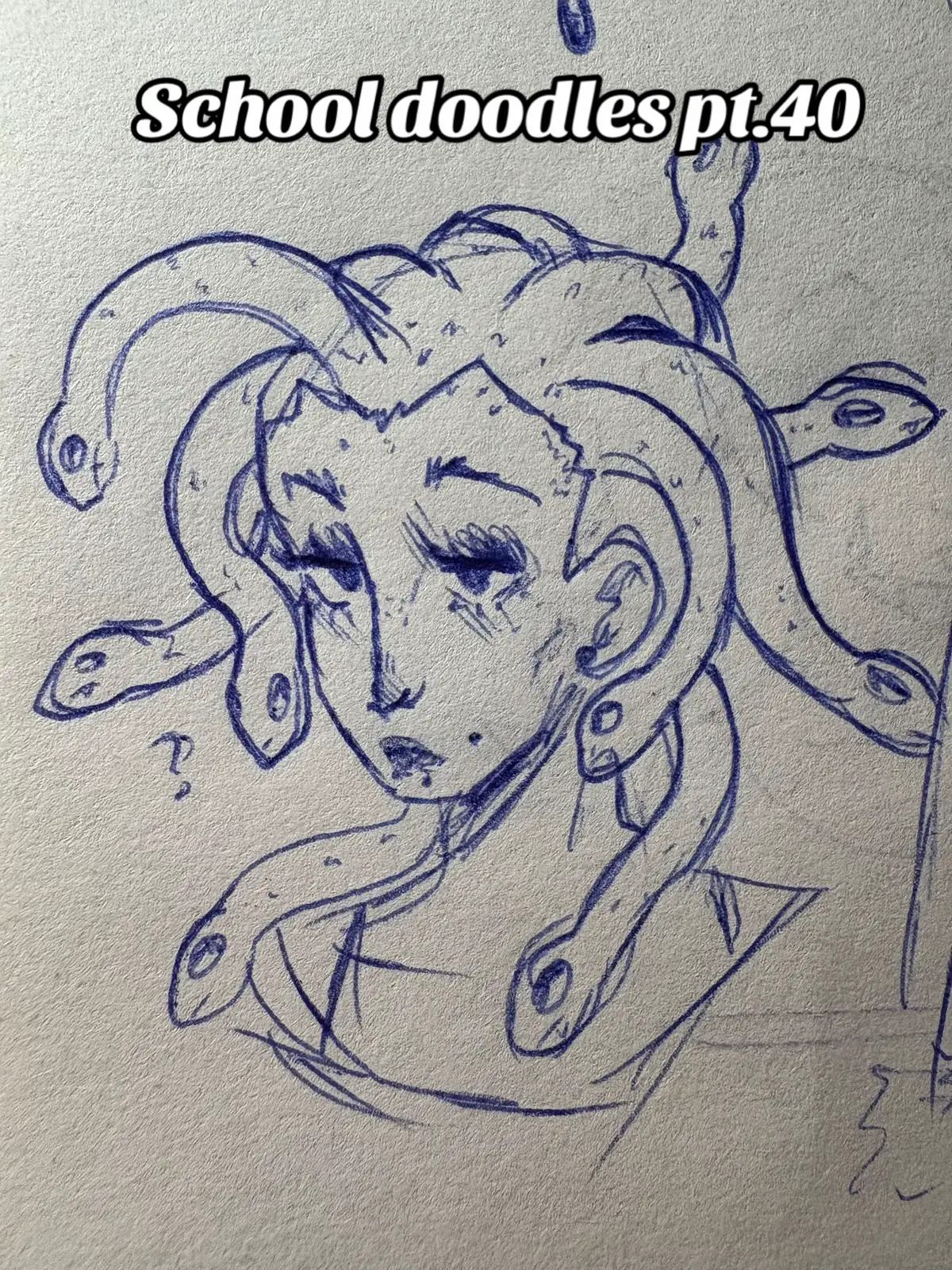 medusa with snake bites bc she has snake hair hahaha #draw #art #artist #theowlhouse #toh #mymadfatdiary #oc #originalcharacter #artwork #drawdrawdraw #originalchatacterart #doodle #schooldoodles #fyp #sigma #doodles 