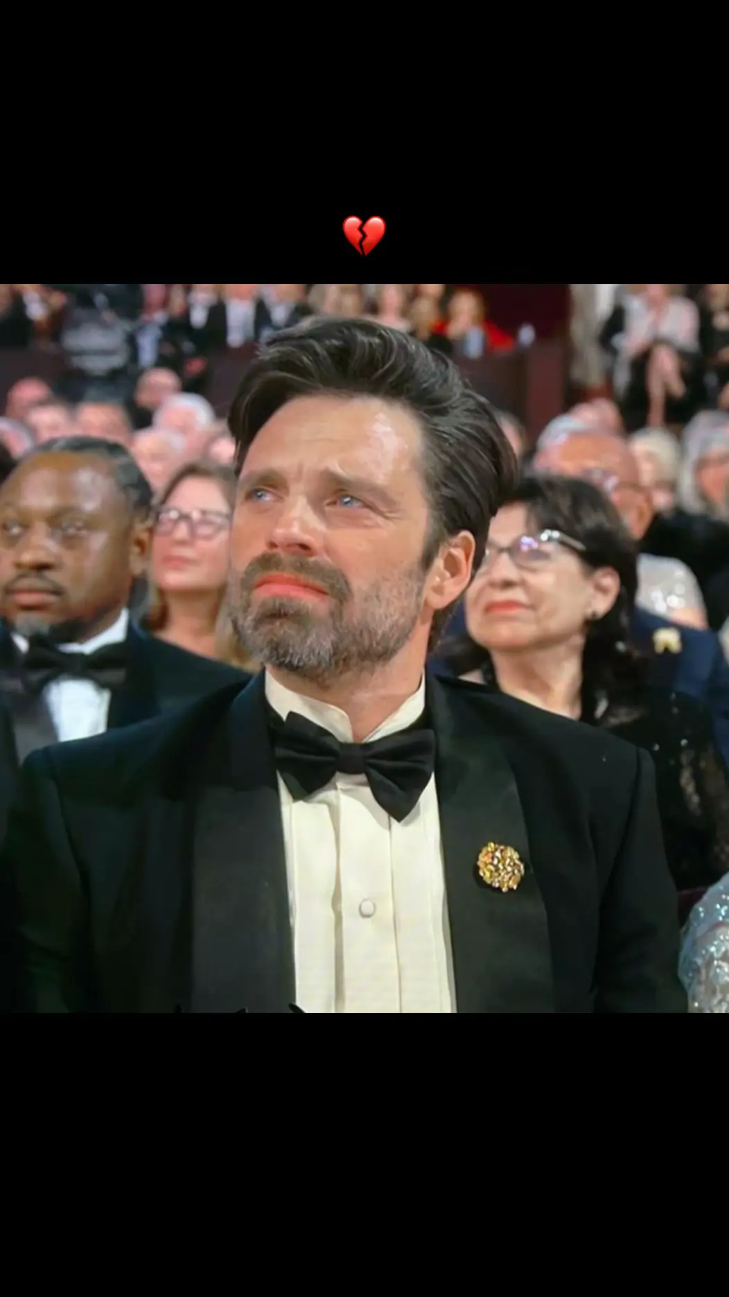 he deserved it so much. #sebastianstan #theoscars #oscars2025 #theapprentice #adifferentman #buckybarnes #awards #thewintersoldier #marvel 