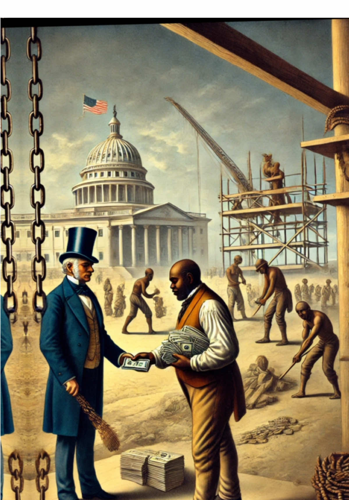 The Enslaved People Who Built the White House #history #whitehouse #washingtondc #georgewashington #1800s #1800 #1700 #1700s #fyp #fypシ #usa #america #shorts #usa_tiktok #usa🇺🇸 #usahistory #unitedstates #usatiktok #politics #BlackTikTok #blackhistory #historymatters #slavery #slavery #slaveryfacts #hiddenhistory 