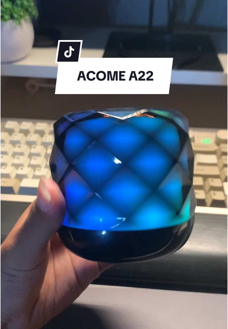 Speaker Acome A22 speaker bluetooth dynamic rgb. #speaker #speakerbluetooth #speakerlaptop #speakersetupgaming #fyp 