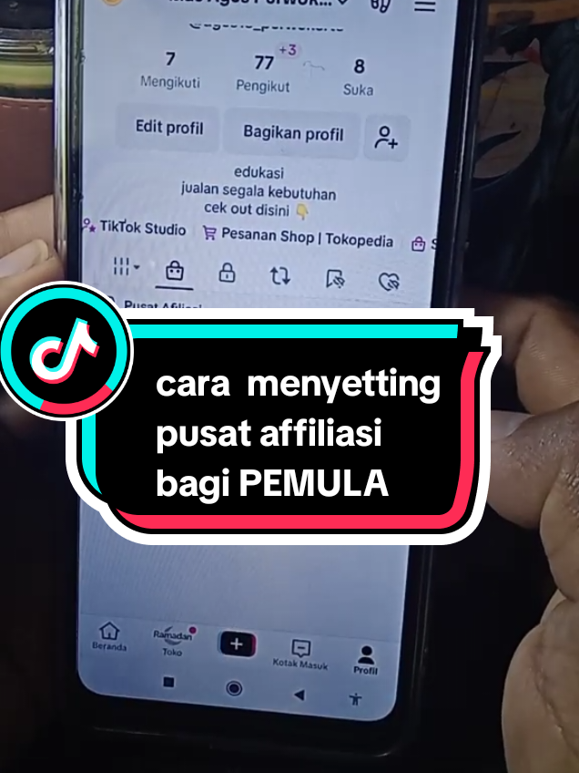 Siapa yang belum tau cara setting pusat affiliasi ,simak video ini sampe habis #affiliatepemula #edukasiaffiliate #infoaffiliate #affiliatpemula #aguswahyudi 