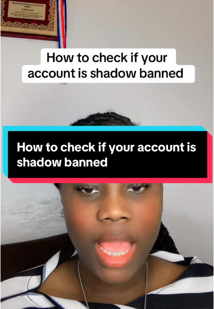 How to check if your account is shadow banned #creatortips #tiktoktutorials #tiktoktips #newontiktok #newontiktokers #flourishoduma #coachqueenzoe 