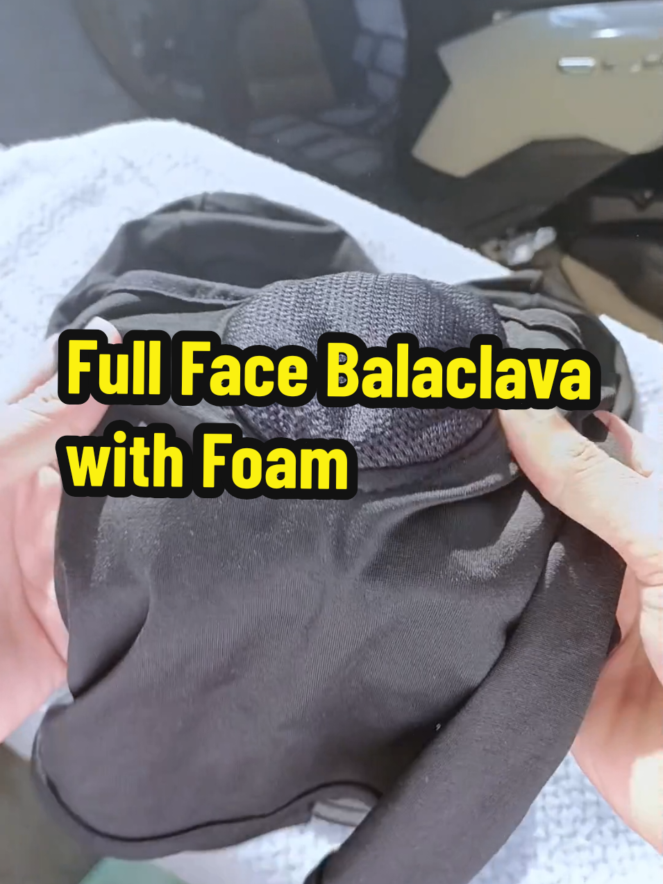 Motorcycle Full Face Balaclava with foam #balaclava #hondaclick #motorcycle #motorshow #motorcycleaccessories #tiktokshop #trending #foryou 