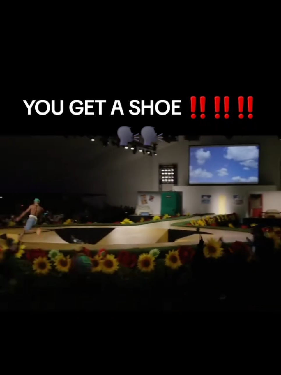 YOU GETA SHOE 🗣‼️‼️ #tylerthecreator #idk #lmao 