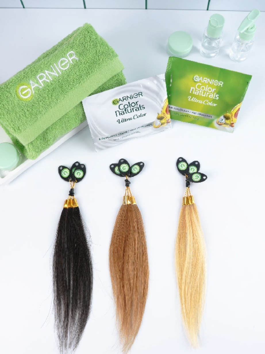 Nhuộm màu Xanh Đại Dương 3.1 trên nền tóc đen, tóc nâu và tóc tẩy, kem nhuộm Garnier giúp bạn tự nhuộm dễ dàng an toàn ngay tại nhà ✨️ #garnier_vn #garnier #reviewlamdep #goclamdep #muataitiktokshop #haircolor #garnierhaircolor #nhuomtoctainha #nhuomtoc #grnproduct 