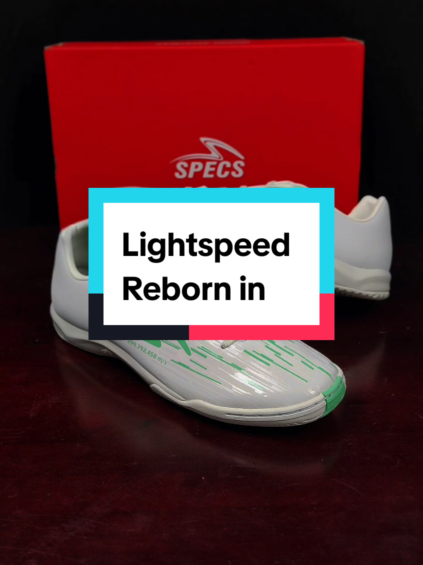 LIGHTSPEED REBORN dengan warna terbaru Lightest Sky / Green Bug🔥 #lightspeedreborn #lightspeed #sepatufutsal #fyp 