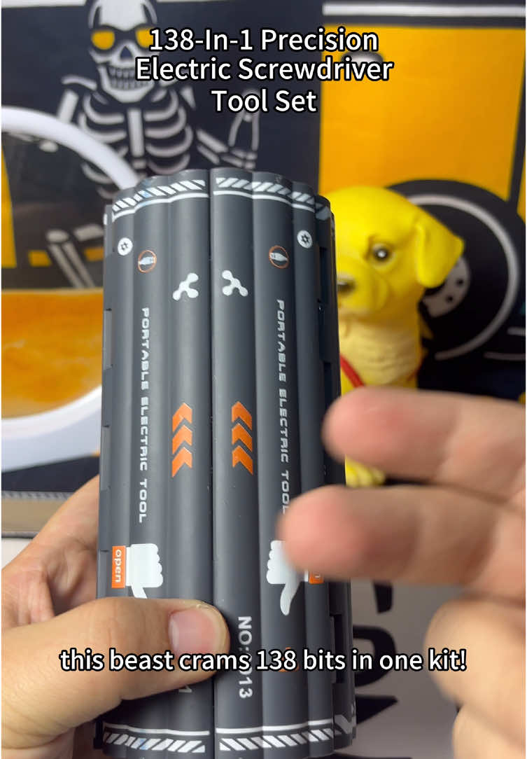 This is the latest model of the 138-in-1 electric screwdriver set!#halloween2025 #fallelectronicsfiesta #screwdriver #productreview #toolstoday #toolsinaction #householditems #household #screwdriver #tools#T7anssiraChallenge#halloween #halloween2025 #blackfriday #blackfriday2025 #tiktokshopblackfriday #tiktokshopblackfriday2025 #blackfridayearlydeals #tiktokshopcybermonday #tiktokshopholidaysale #deals #sale #flashsale #tiktokshopholidaydeals #Christmas #Christmasdeals #Christmas2025 #christmasearlydeals