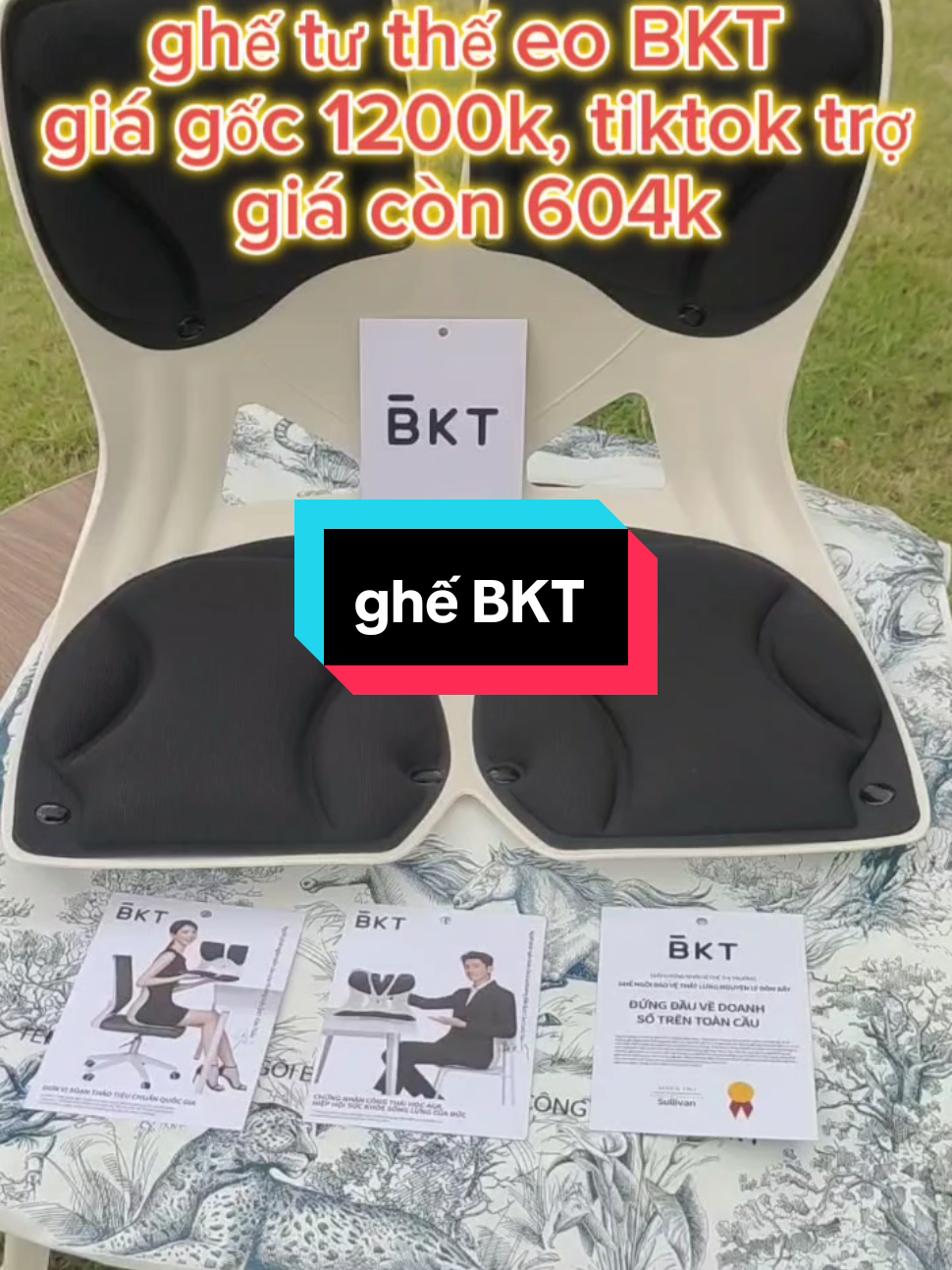 ghế tư thế eo BKT #ghe #bkt #xuhuong #xuhuongtiktok #tiepthilienket #truonggiangshop 