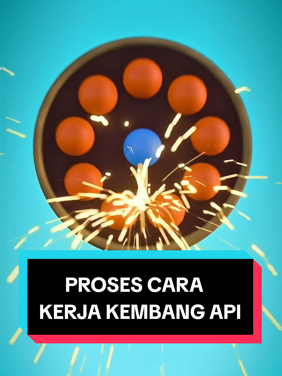 Kembang api adalah perangkat piroteknik yang digunakan untuk menciptakan efek visual dan suara melalui pembakaran bahan kimia tertentu. Biasanya digunakan dalam perayaan seperti Tahun Baru, festival, dan acara besar lainnya. Proses Cara Kerja Kembang Api Penyalaan Sumbu Sumbu kembang api dinyalakan dengan api atau percikan. Api merambat ke dalam tabung yang berisi bubuk mesiu. Peluncuran ke Udara Bubuk mesiu dalam bagian bawah tabung terbakar dan menghasilkan gas bertekanan tinggi. Ledakan ini mendorong kembang api ke udara seperti roket. Pencapaian Ketinggian dan Pemicu Kedua Saat mencapai ketinggian tertentu, sumbu kedua menyala. Sumbu ini memicu ledakan utama yang membakar bahan kimia di dalamnya. Pelepasan Warna dan Cahaya Ledakan utama melepaskan partikel logam dan garam kimia yang menghasilkan warna berbeda:  Merah: Strontium Hijau: Barium Biru: Tembaga Kuning: Natrium Cahaya yang muncul berasal dari energi yang dilepaskan saat bahan kimia terbakar. Efek Tambahan Kembang api modern bisa memiliki efek suara (seperti letusan atau siulan) dan bentuk unik di langit tergantung pada pola penyusunan bahan peledaknya. Dengan kombinasi reaksi kimia dan desain mekanis yang cermat, kembang api menciptakan pertunjukan spektakuler di langit malam. #KembangApi #Piroteknik #IlmuKimia #EfekVisual #Perayaan #Festival #TahunBaru #TeknologiKembangApi #ReaksiKimia #CahayaDanWarna #Sains #SejarahKembangApi #LedakanIndah #AtraksiLangit #Fireworks #gofhistory #fyp #semogabermanfaat😇🙏  #viral