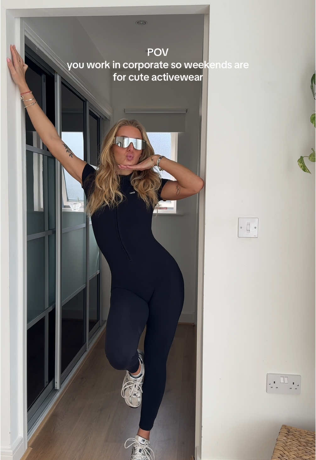 this was so much fun 🔗🖤  @nkdapparel #corporateootd #OOTD #styleinspo #gymoutfit 