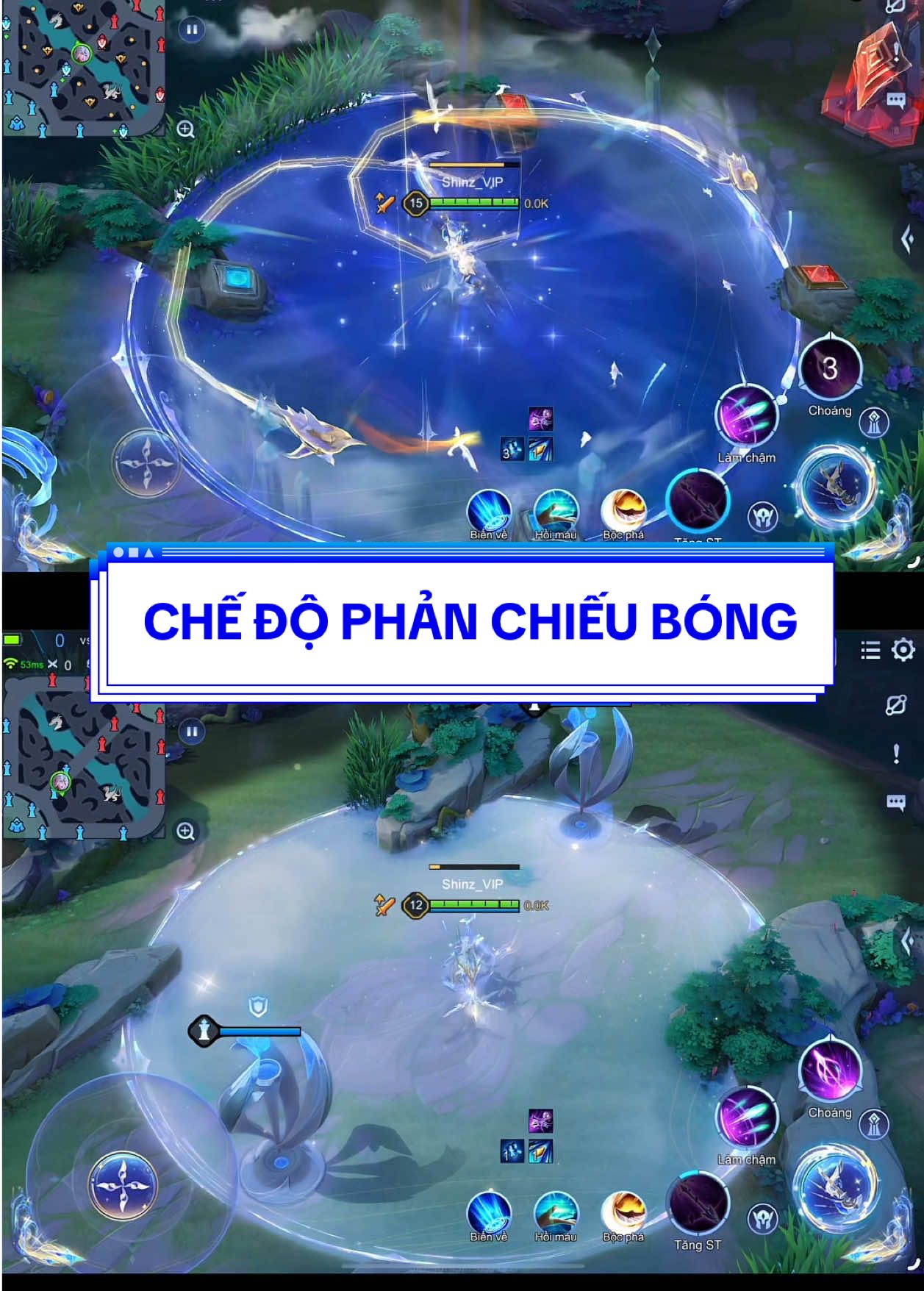 Replying to @Vũ Minh Cường Hướng dẫn bật chế độ phản chiếu bóng giúp skin có hiệu ứng đẹp hơn #icyfoxx #GamingOnTikTok #DDSSmua2 #lienquanmobile #lienquanmobile_garena_tiktok  