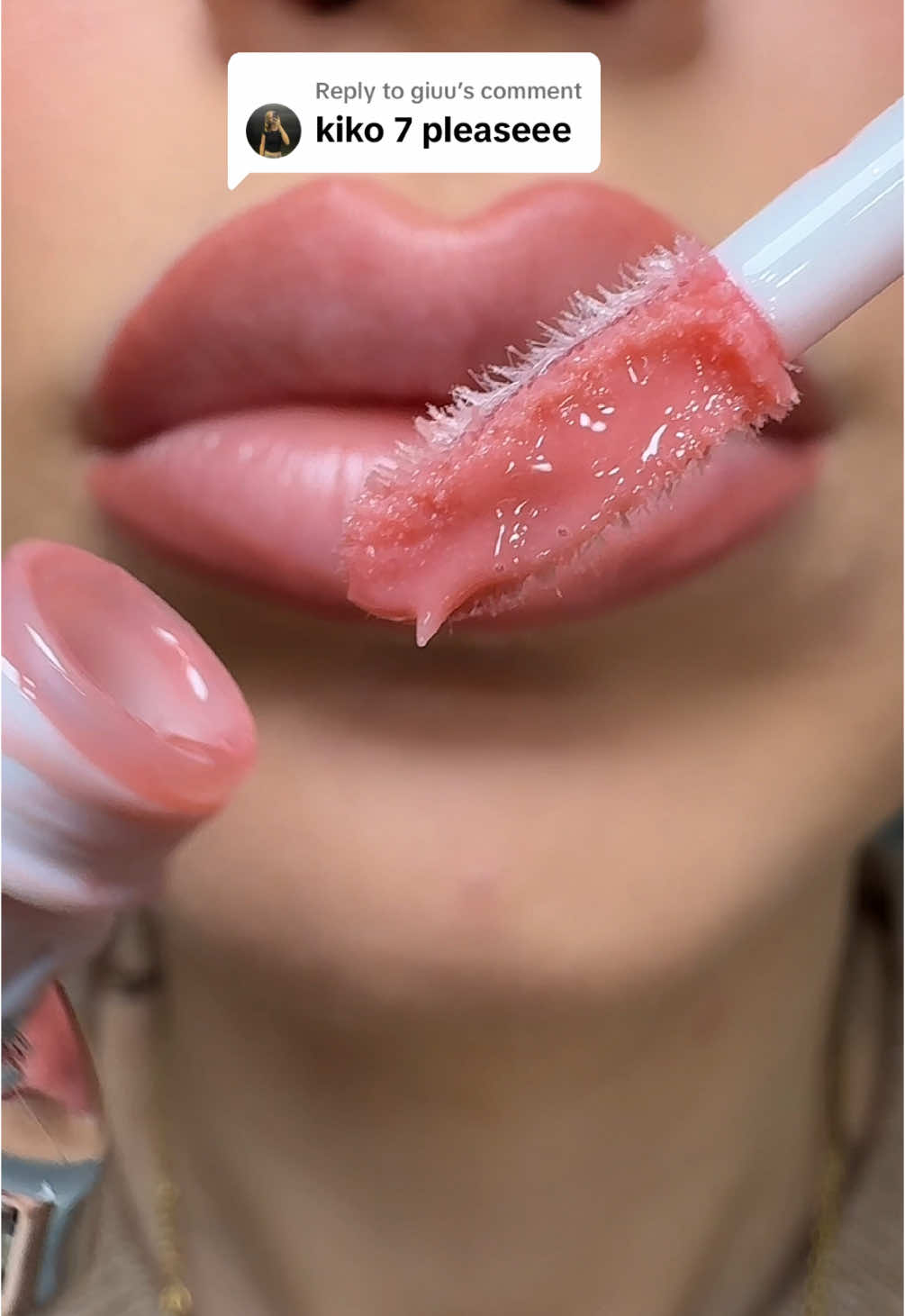 Replying to @giuu perfect pink gloss @KIKO Milano #lipgloss #lipcombo #makeuplover #kikomilano #kiko3dhydralipgloss 