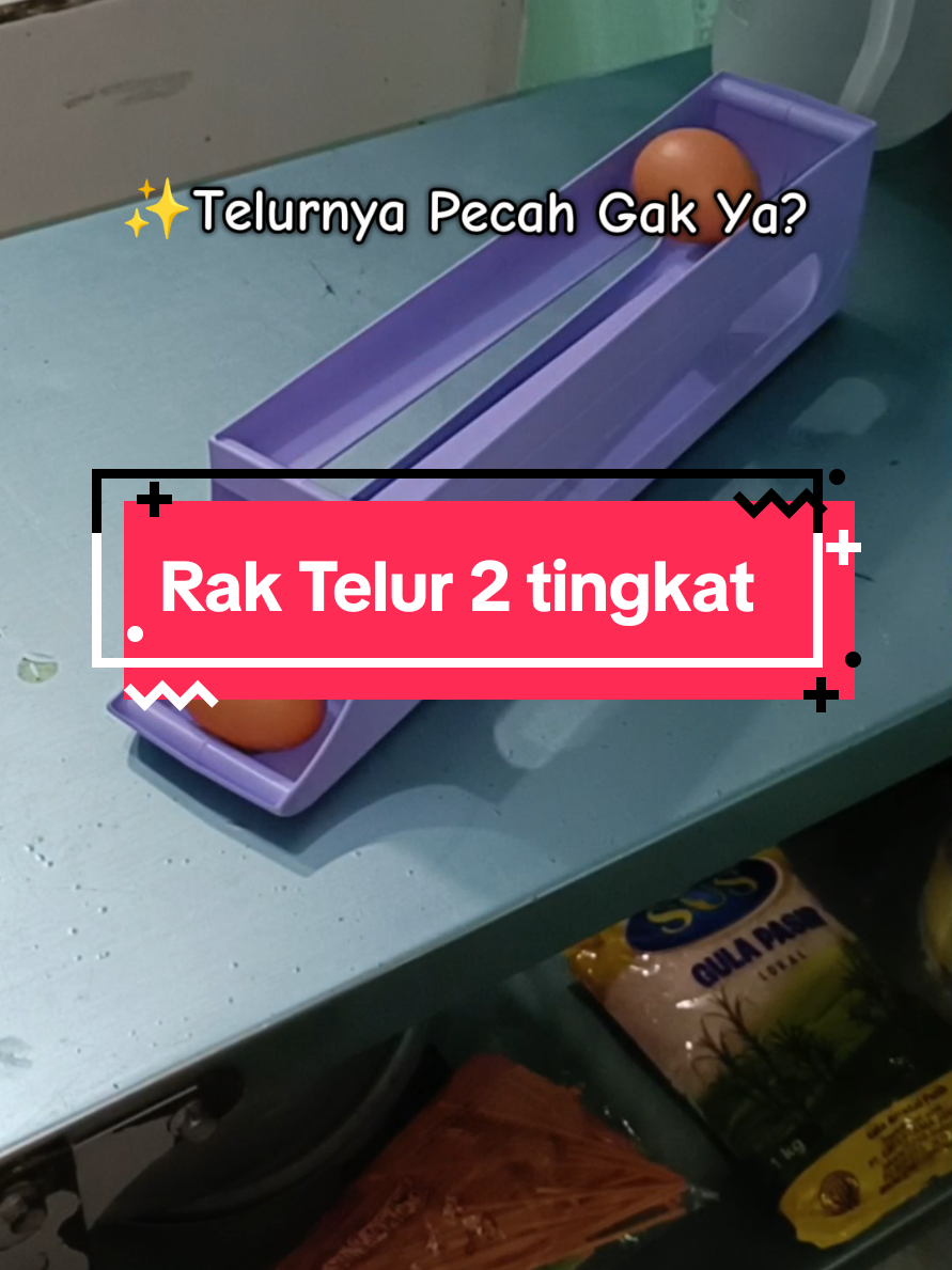 Rak Telur 2 tingkat yang gak makan tempat 😍 estetik pula✨✨ #raktelur #raktelursusun #raktelur2tingkat #raktelurestetik #raktelurmurah #alatdapur #homeliving #ramadhan 