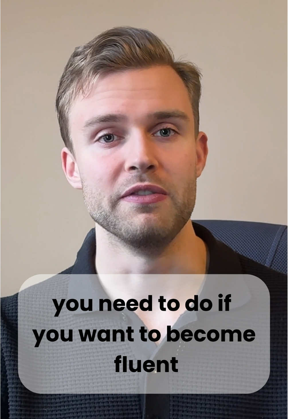 Speaking is the No. 1 thing you need to do if you want to become fluent. So many students spend hours studying grammar or reading textbooks, and they forget to actually speak. If you don't have anyone to talk to, don't worry.  Try speaking in front of a mirror. Look at yourself in the mirror and say things in English. It might feel a little strange at first, but it's actually a great way to practice.  #fluentenglish‬⁩ ⁦‪#learnenglishonline‬⁩ ⁦‪#inglés‬⁩ ⁦‪#учитьанглийский‬⁩ ⁦‪#学英语‬⁩ ⁦‪#अंग्रेजीसीखिये‬⁩ ⁦‪#ingilizceöğren‬⁩ ⁦‪#aprenderinglês‬⁩ ⁦‪#영어를배우다‬⁩ ⁦‪#英語を習う‬⁩ ⁦‪#nativeenglishteacher‬⁩ ⁦‪#dailyenglish‬⁩ ⁦‪#anglaisfacile‬⁩ ⁦‪#studyenglishonline‬⁩ ⁧‫#تعلمالإنجليزية