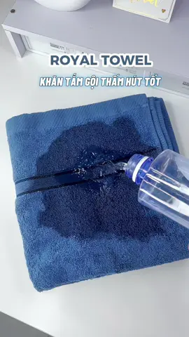 Khăn tắm gội s.i.ê.u thấm hút nè mọi người ơi, chất thích lắm dày dặn , thấm tốt , lâu phai.  #khantamroyal #royaltowel #khantamgoi 