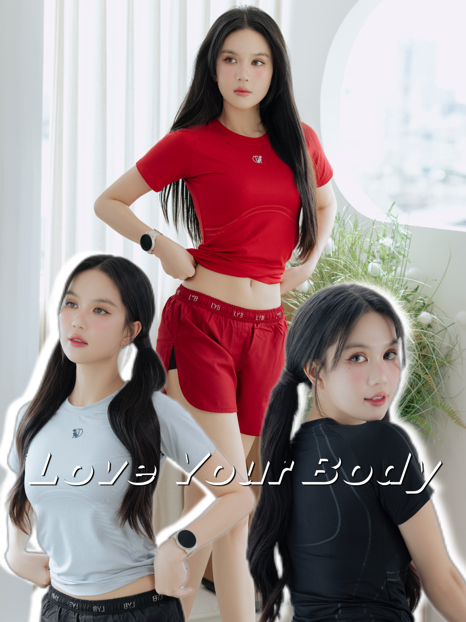 Step by step! Diện đồ running mix&match 3 màu trendy #LYB #LoveYourBody #SportWear #dotapthethao #thoitrangnu #gymfashion #dotapgym #sporty #gym #style #trending #NgocTrinh