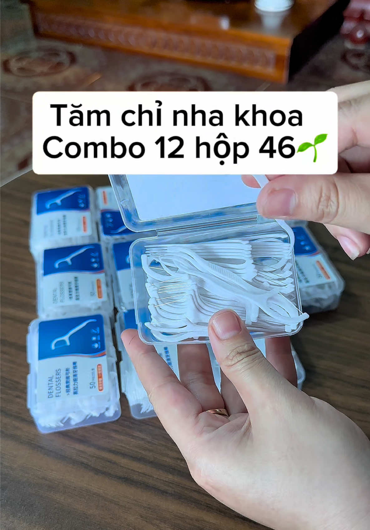 Combo 12 hộp tăm chỉ nha khoa luôn mà chưa tới 50 cành nữa cả nhà #duongthaimy1901 #xuhuong #muasam #rồngcon🐉 #xaykenhtiktok #mebimsua #embe #dochobe #dososinh #tamchinhakhoa 