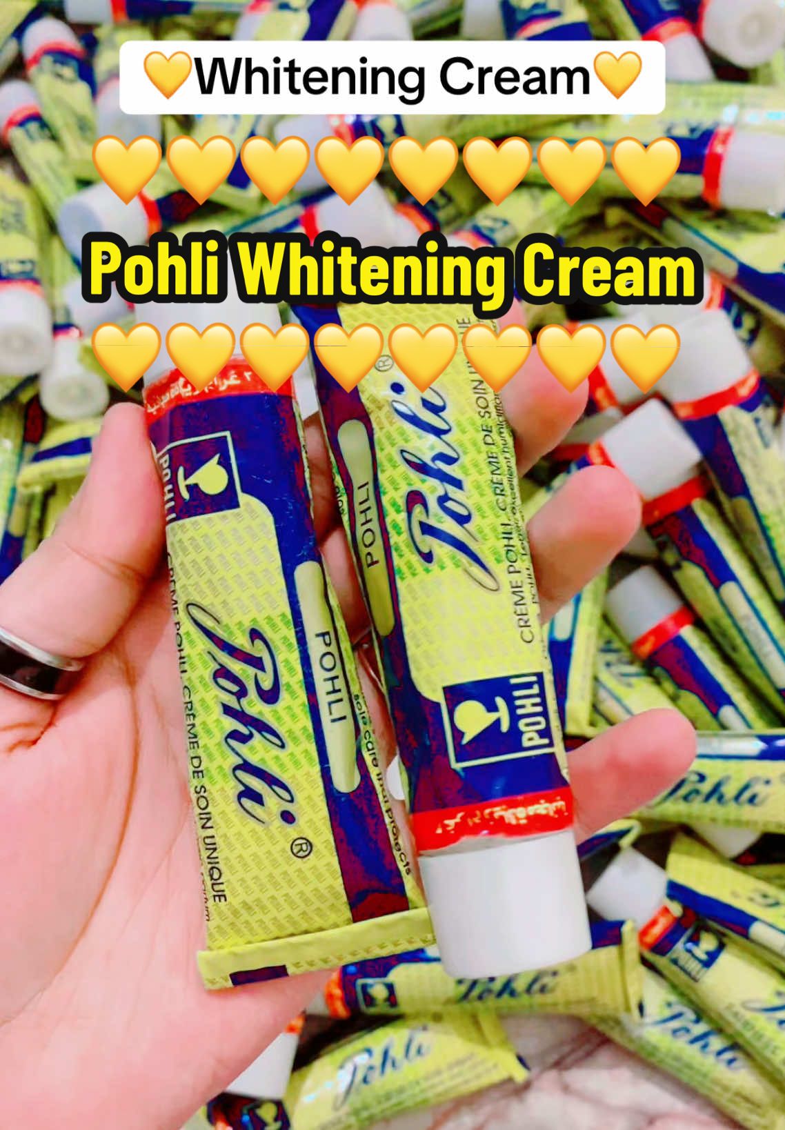 POHLI WHITENING CREAM💛 1300 ki 6 DC FREE 2000 ki 12 DC FREE💛 #zewasbyzecollection #foryou #fypシ゚ #fffyyypppppp #trend #trending #viralvideo #unfreezemyacount #fffffyyyyyppppp #viral #pohli 