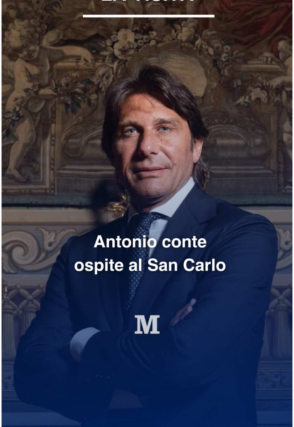 La scorsa primavera avrebbe potuto vivere proprio lì il suo primo giorno da napoletano, poi la presentazione ufficiale di Antonio Conte fu “trasferita” al vicino Palazzo Reale. Oggi, però, l’allenatore azzurro “torna” al Teatro San Carlo, da ospite desiderato a poche ore dal pareggio contro l’Inter nel big match scudetto del Maradona #IlMattino #napoli #SanCarlo #conte