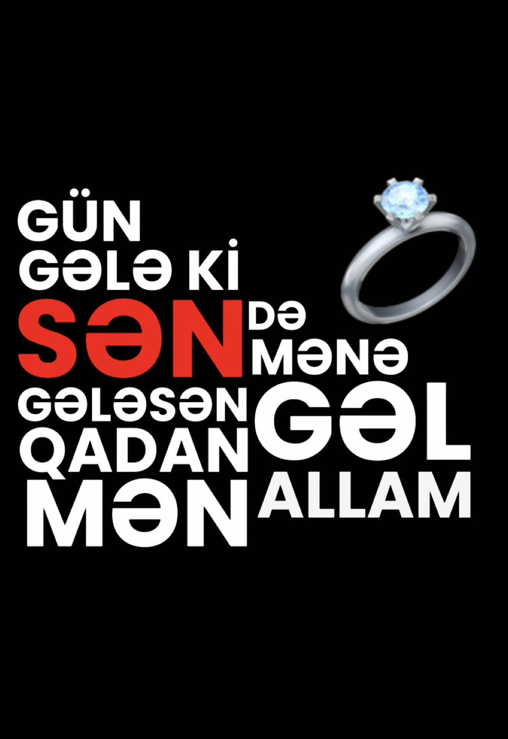 Gün Gələ Ki Sən Də Mənə Gələsən 🤗 #gəlqadanmənallam #ədalətşükürov #qadanallam #lyrics #edaletsukurov #music