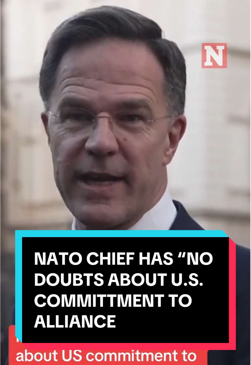 NATO Secretary General Mark Rutte said that US President #DonaldTrump 