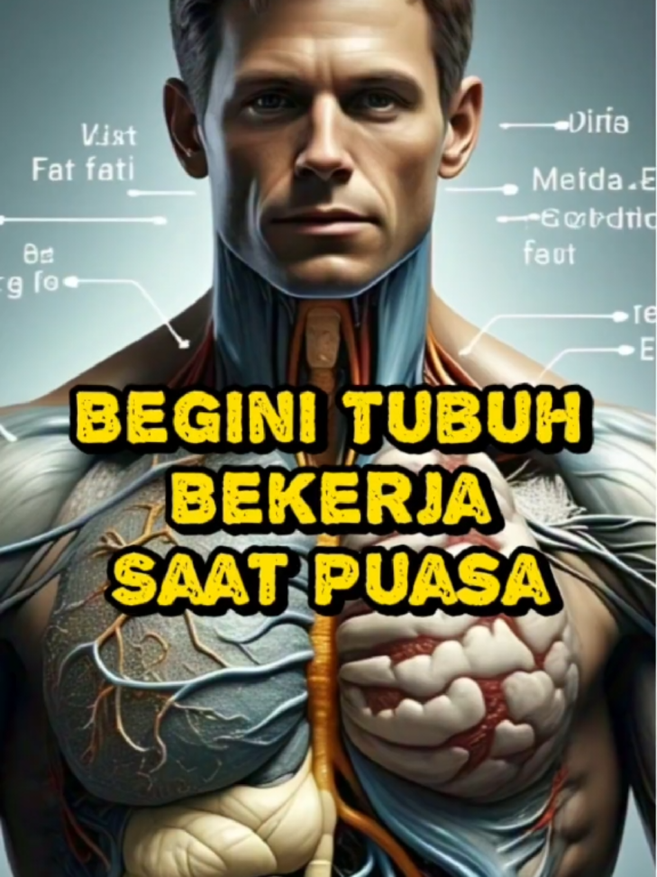 Puasa bukan cuma soal nahan lapar ❌ Tapi juga tentang sistem tubuh yang bekerja luar biasa! ⚙️✨ Udah tahu belum? #PuasaSehat #Ramadhan2025 #KesehatanPuasa #FaktaPuasa #CerminRaga