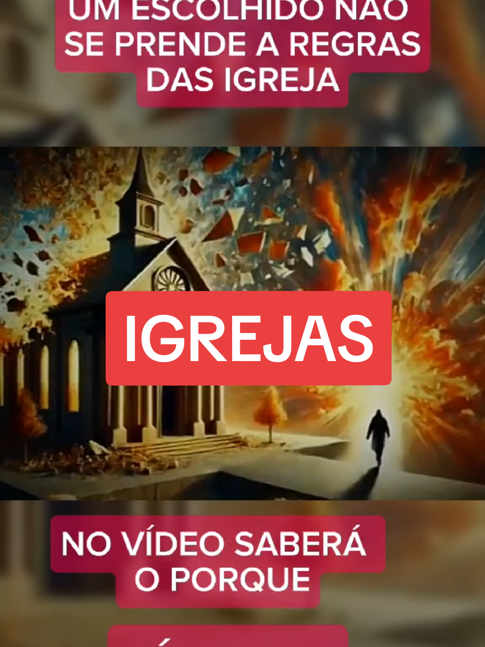 Esses são os motivos que os escolhidos não se limitam à igrejas.  #ProteçãoEspiritual #foryou #EscolhidosPorDeus #igreja  #bíblia #escolhido #luz #discernimento #libertação #JESUS #amor 