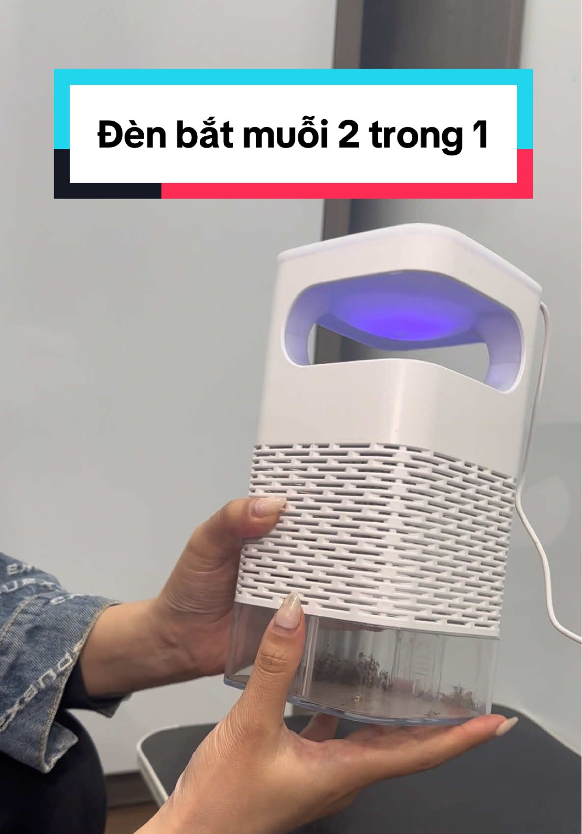 Đèn bắt muỗi 2 trong 1, vừa làm đèn bắt muỗi, vừa làm đèn ngủ. #denbatmuoi #denbatmuoi 