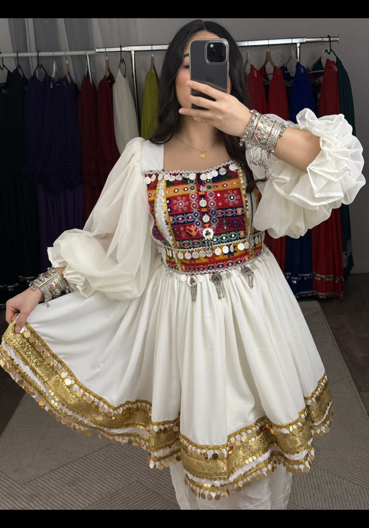 You’ve found the perfect dress for Eid 🤍 grab yours before we are sold out again. #afghandress  #afghanwedding  #afghantiktok  #paris  #afghansong  #eid  #eidoutfit 