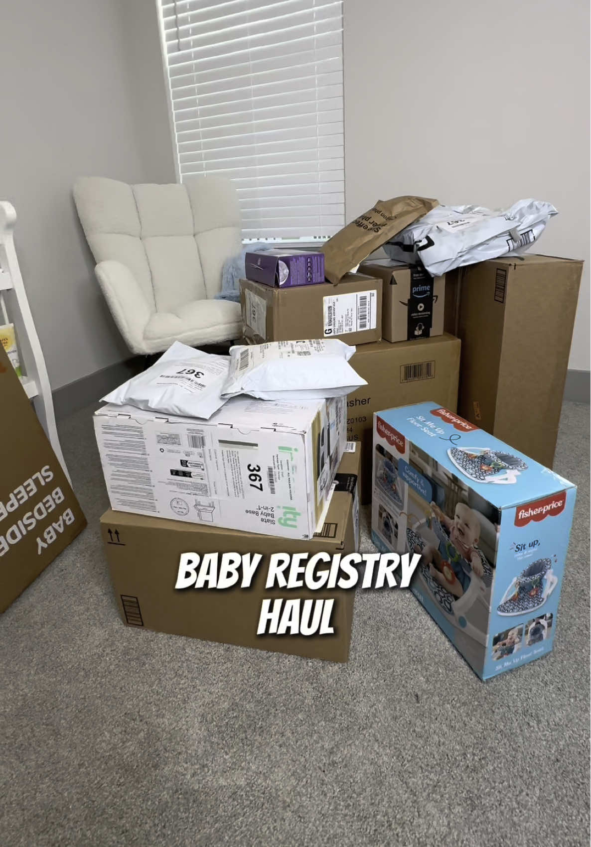 pt 1 baby registry haul #amazon #registry #musthaves #baby #nursery #pregnant #haul 