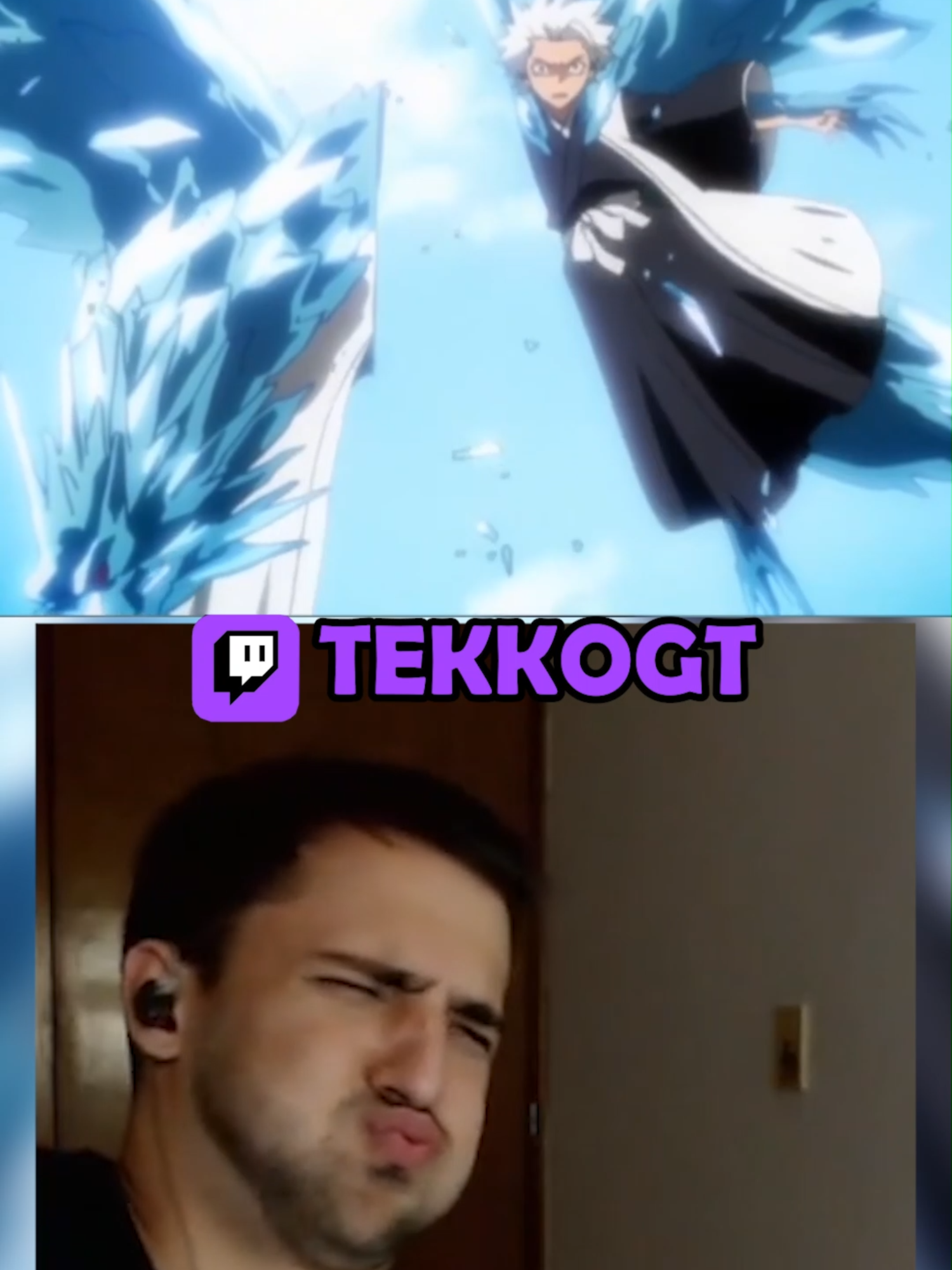 Que lindos ojos amarillos 😍 #tekkoreacciona #bleach #reaccion #animereaccion #tekkoclips